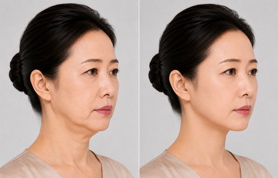 Trapezius Toxin Before & After