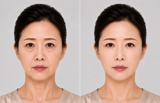 Shoulder Filler + Trapezius Toxin Before & After