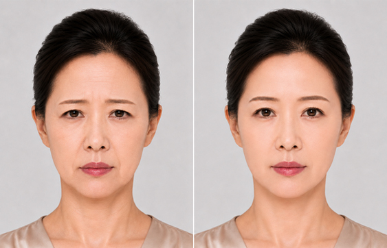 Total Upper Body Line Before & After