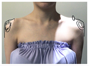 Narrow shoulders